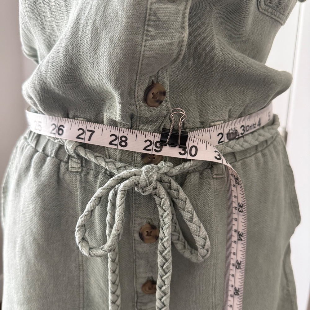 Nicole Miller Linen Romper XS - Picture 5 of 6